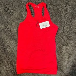 NWT Zyia Red Copper Charged Tank- Size Large